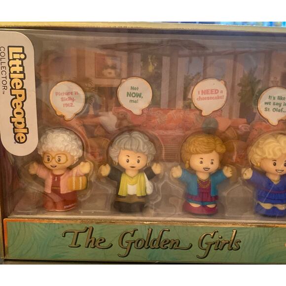 Fisher-Price Little People Collector The Golden Girls 4 Figure Set NEW - Picture 1 of 6